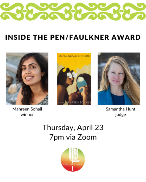 View more details for Inside the PEN/Faulkner Award ft. Mahreen Sohail and Samantha Hunt